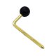 10.5mm Ball L-Rod Arm, Brass Plated, LRB-2BR, DISCONTINUED, IN STOCK