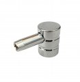 Round Agile Single Point Single Ended Bass Drum Lug, Chrome Or Brass, DISCONTINUED, IN STOCK