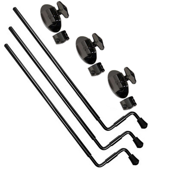 Reviews DW Black Nickel 12.7mm Floor Tom Legs And 2012 Brackets