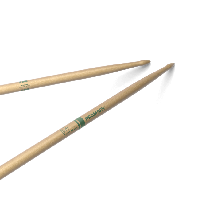 ProMark Lacquered Hickory Carter McLean Wood Tip Drumstick, RBCMW